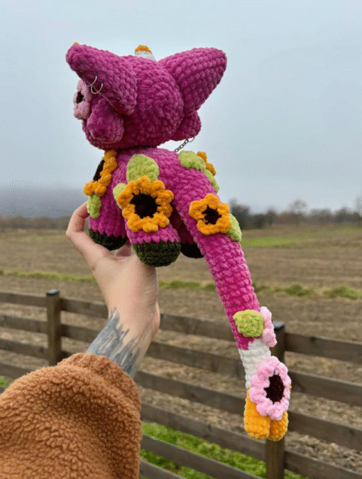 Pink Floral Monster – Amigurumi Crochet Pattern (PDF) - Image 4