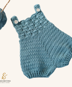 Crochet Pattern – Gemma Baby Romper (PDF Download)